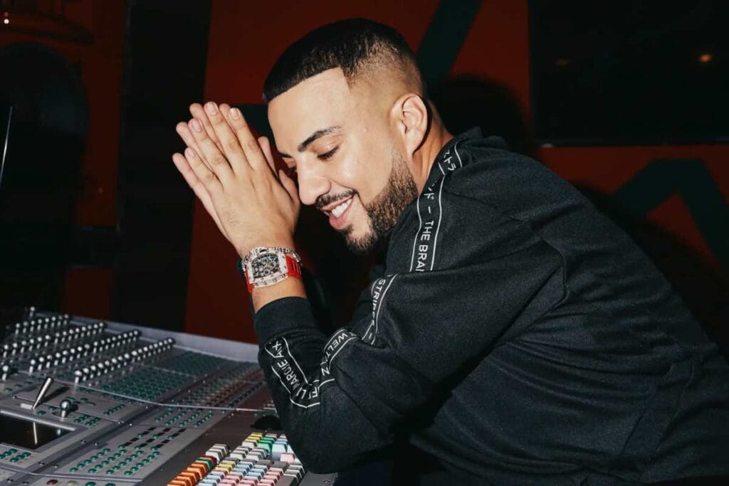 French Montana In The Recording Studio